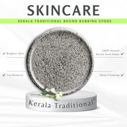5 Inch Rubbing Round Stone for Turmeric or Sandalwood | Skin tan Removal